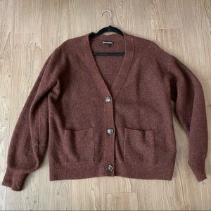 Wool cardigan